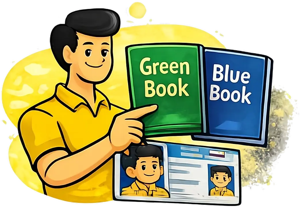 Green Book Blue Book